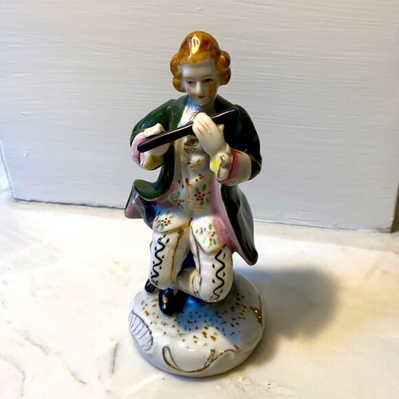 Other - Nice Occupied Japan Boy Playing Flute.